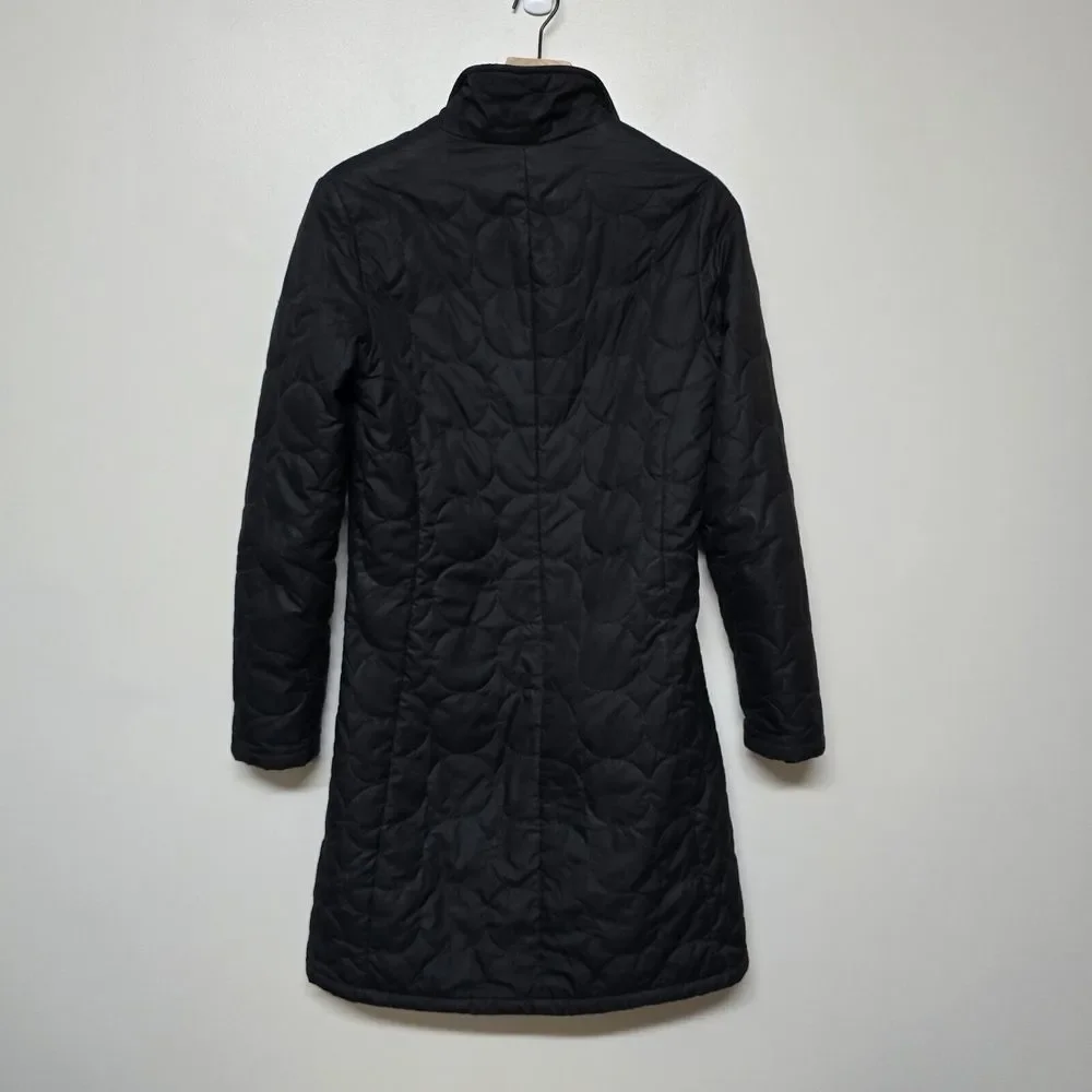 Patagonia Mor Coat 28496 Black Full Length Poly Fill  Women's‎ Small GUC